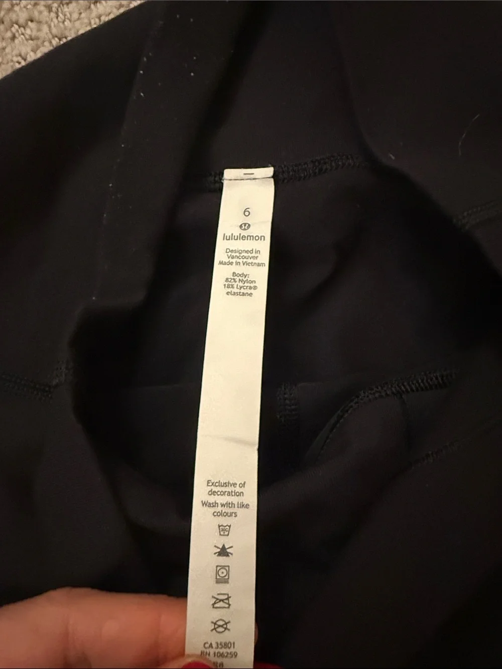 Lululemon Athletica Black Leggings